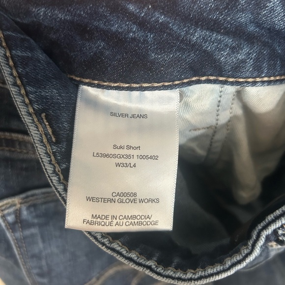 Silver Jeans Dark Blue Denim Shorts - Picture 7 of 7